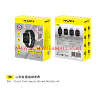 AWEI H6 sport smart watch  black color