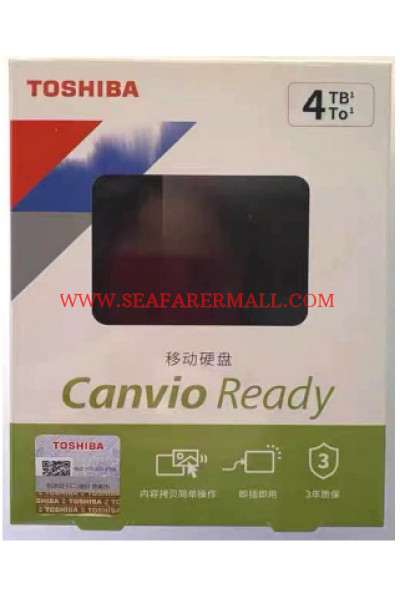 Toshiba 4TB HDD 2.5'' Portable External Hard Drive