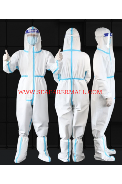 Medical  Disposable Coverall /medical protective clothing/Face shield/Foot strap