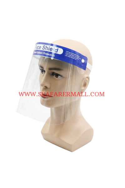 Medical disposable transparent plastic protective face shield
