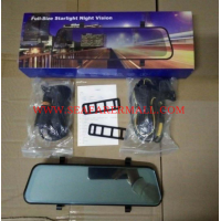 9.66 inch Full size Starlight Night Vision Stream media 1080p rearview mirror car black box