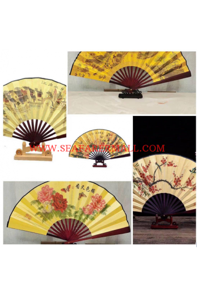 Chinese Antique Lacquer Arts-Collapsible fan