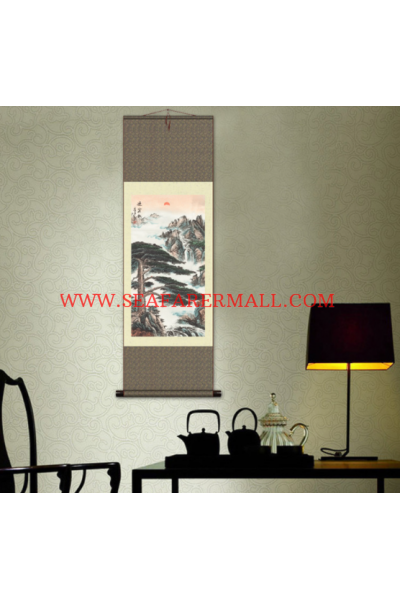 Chinese Traditional Painting-Greeting The Guest Pine