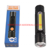 Mini Rechargeable Work Flashlight With Magnet
