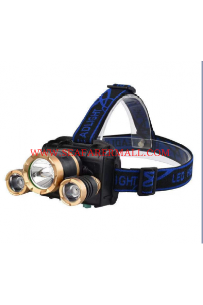 Three-head Focus Long Distance Induction LED Headlight