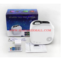Colorful Starry Projector With Speaker LED Laser Projector Night Light