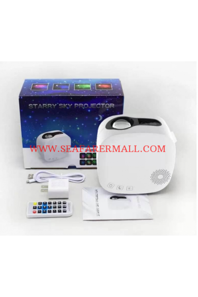 Colorful Starry Projector With Speaker LED Laser Projector Night Light