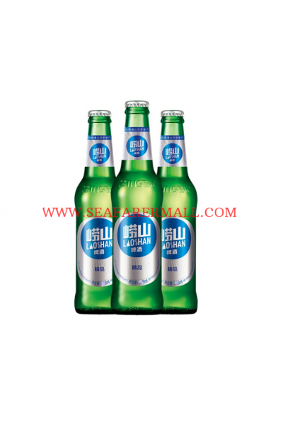 Laoshan Beer 500ML*6btl/Case  Local Beer  8°P/3.1%vol 