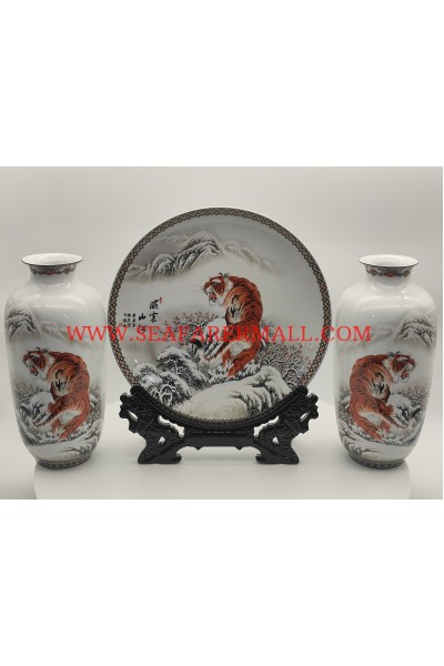 Chinese Porcelain -CP018-SIZE:D-25CM,VASE SIZE:10*25CM