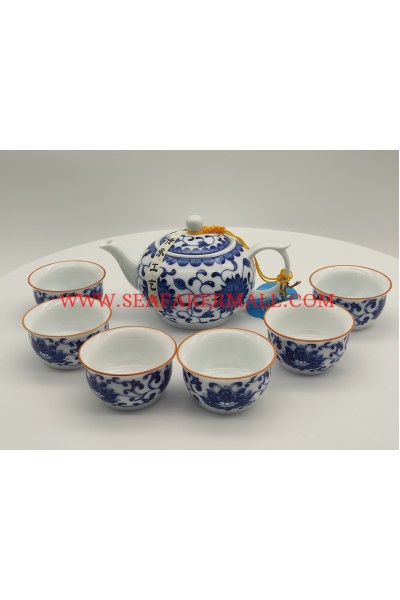 Chinese Porcelain-CP121-SIZE:TEA POT:9*13CM CUP:5*5CM-1SET